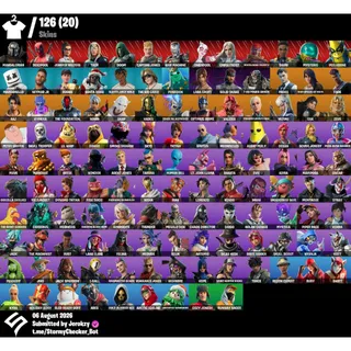 [PC/PSN/XBOX] 126 Skins | Midas | Lara Croft | Skull Trooper | Kyra | Ruby |600 VBUCKS+FULL ACCESS+MAİL CHANGEABLE