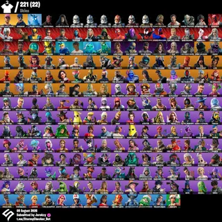 [PC/PSN/XBOX] | 221 Skins | OG STW PL73 | Elite Agent | Omega | Mako | Skull Trooper | Ninja |FULL ACCESS