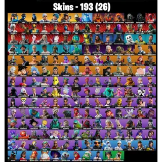 [PC/PSN/XBOX] 193 Skins | Cloud Striker | Lara Croft | Midas | Kor | Goku Black | 300 VB+FULL ACCESS+MAİL CHANGEABLE