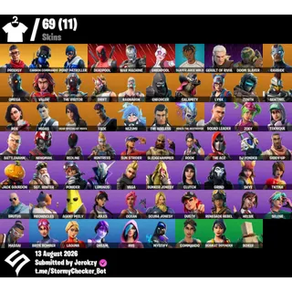 [PC/PSN/XBOX] 69 Skins | Omega | Midas | Reaper | İris | Brite Bomber |Selene| 600 VBUCKS+FULL ACCESS+MAİL CHANGEABLE