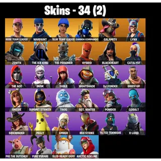[PC/PSN/XBOX] 34 Skins | OG STW |Rose Team Leader | Warpaint | Blue Team Leader | 350 VB+FULL ACCESS+MAİL CHANGEABLE