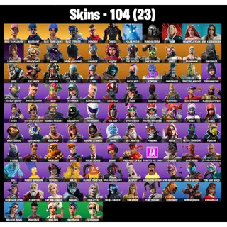 [PC] 104 Skins | OG STW PL 74 | Omega Stage 5 | Lara Croft | Rogue Agent | Nogs Ops | 200  VB+FULL ACCESS+MAİL CHANGEABLE