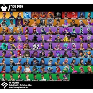 [PC/PSN/XBOX] 105 Skins  STACKED| OG STW | Aloy | Lara Croft  |Hot Marat |350 VBUCKS FULL ACCESS+MAİL CHANGEABLE