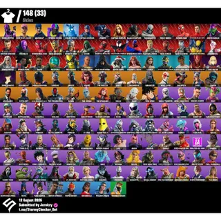 [PC/PSN/XBOX] 148 Skins | OG STW | Dark Vertex Bundle | Omega | Skull Trooper | Red Knight |FULL ACCESS+MAİL CHANGEABLE