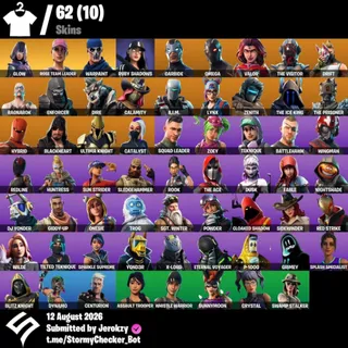 [PC/PSN/XBOX] 62 Skins | OG STW | Glow | Omega | Lynx |Dire| Assault Trooper |  400  VBUCKS+FULL ACCESS