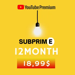 Subprime | 12-Month You_Tube Premium Account Subscription