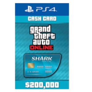 Gta Online Tiger Shark Cash Card Playstation 4 Playstation Store Gift Cards Gameflip