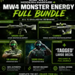 COD Modern Warfare 4 | Monster Energy Full Bundle \ 5 Skins + 2XP | Fast Delivery ⚡
