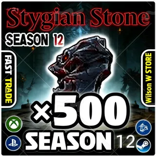 S12 DIABLO 4  ×500（ Stygian Stone ）   Diablo 4  Available on all platforms, fast shipping.