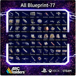 All Blueprints - There are 77 in total - Arc Raiders | Most Affordable Price | Fast & Safe Delivery | 24/7 Support