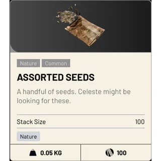 ARC Raiders-ASSORTED SEEDS  *1000