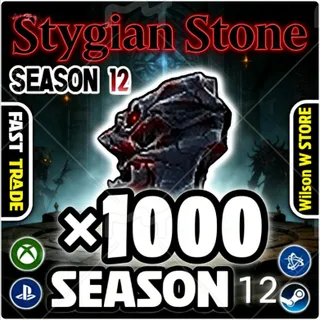 S12 DIABLO 4  ×1000 （ Stygian Stone ）   Diablo IV  Available on all platforms, fast shipping.