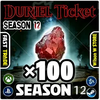 S12 DIABLO 4  ×100 （  Duriel Ticket ）  Diablo 4  Available on all platforms, fast shipping.
