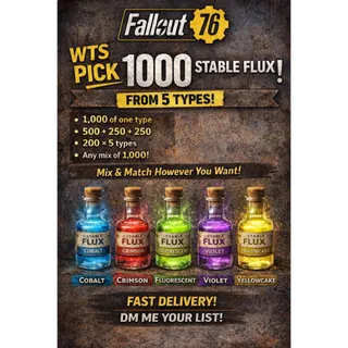 1k Stable Flux – Pick Any Mix (5 Types)