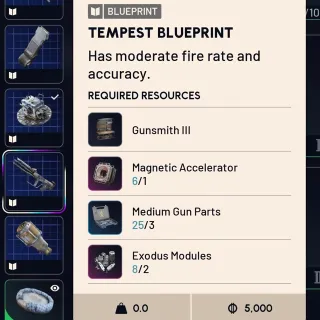 Arc Raiders-Tempest   Crafting  Materials   * 10