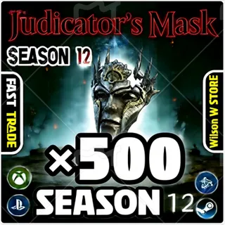 S12 DIABLO 4  ×500 （  Judicator's Mask ）   Diablo 4  Available on all platforms, fast shipping.