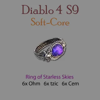 S10 Diablo 4 S10 RUNE(Ohm*6,Tzic*6.Cem*6)   1 stacks   Starless skies  Ship immediately Diablo IV