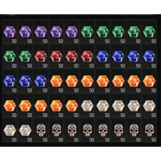 S10 Diablo 4 S10- X21Grand Gems,Diamond*3+ emerald*3+  Skull*3+ Amethyst*3+Sapphire*3+ ruby*3+Topaz*3 Ship immediately