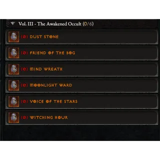 Diablo IV legend gems* 2(DUST STONE )(FROEND OF THE BOG)(MIND WREATH)(MOONLINGHT WARD)(VOICE OF THE STARS)(WITCHING HOUR)