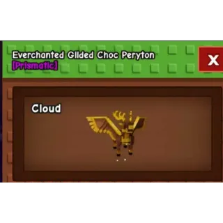 HUGE gilded choc peryton 60KG+ | Grow a Garden