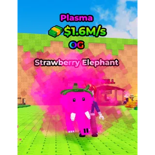 Kick a lucky block| OG | Strawberry elephant PLASMA | base level | FAST DELIVERY | CHEAPESTT