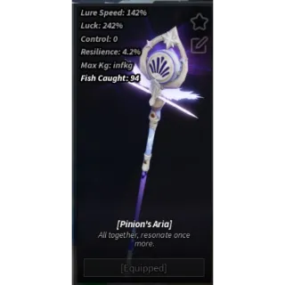 NEW ROD | Pinion's Aria Rod | SERVICE | FICSH