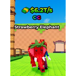 Kick a lucky block| OG | Strawberry elephant | MAX LEVEL | 6t+/s | FAST DELIVERY | CHEAPESTT
