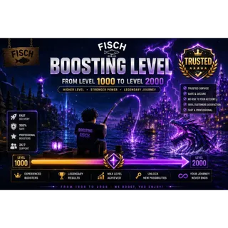 Boosting Leveling Service | 1000 - 2000 LVL | FISCH