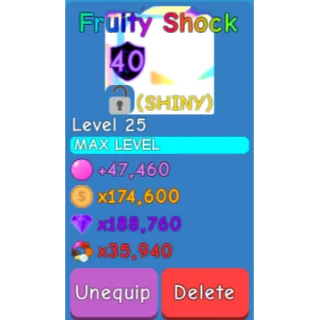 fruity shock shiny bubble gum sim