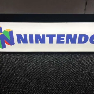 Nintendo FuncoLand Vintage Light Up Sign Collectable Rare