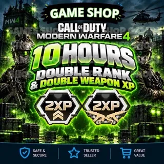 MW4 10 Hours Double XP + 10 Hours Weapon XP 