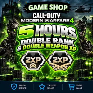 MW4 5 Hours Double XP + 5 Hours Weapon XP 