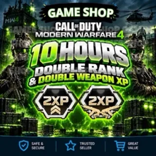 MW4 10 Hours Double XP + 10 Hours Weapon XP 