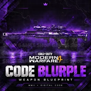 Call of Duty Modern Warfare 4 Code Blurple Weapon Blueprint