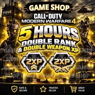 5 Hours Double XP + 5 Hours Weapon XP MW4
