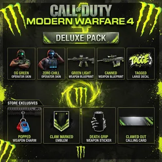 Call of Duty: Modern Warfare 4 - Deluxe Monster Energy Full Set Bundle Pack