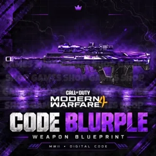 Call of Duty Modern Warfare 4 Code Blurple Weapon Blueprint