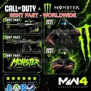 Monster Energy full set - 5 rewards MW4