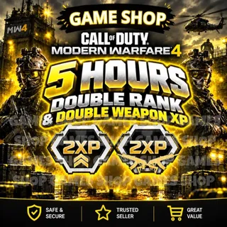 MW4 5 Hours Double XP + 5 Hours Weapon XP 