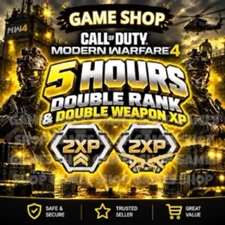 MW4 5 Hours Double XP + 5 Hours Weapon XP 