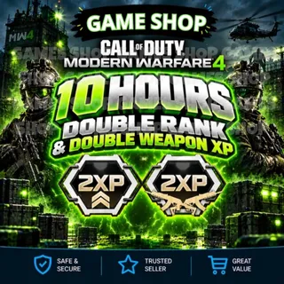 MW4 10 Hours Double XP + 10 Hours Weapon XP 