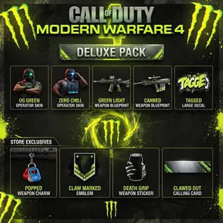 Call of Duty: Modern Warfare 4 - Deluxe Monster Energy Full Set Bundle Pack