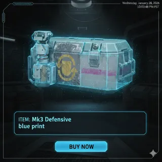 Tactical MK 3 (Defensive) Blue print