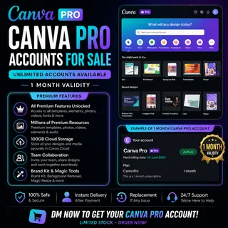 ⭐ Get Canva Pro ⭐ 1 Year Account