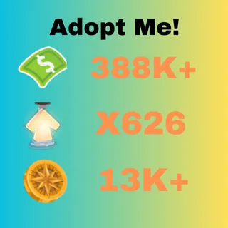 388k+ Bucks , x626+ potions , campass coin 13K+