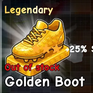 golden boot trophy