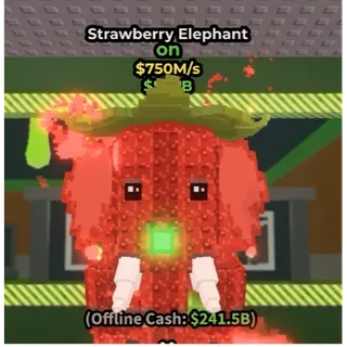 💎 OG Strawberry Elephant BASE BRAINROT PET 750 M/S 🐘 | SAFE & LEGIT 🔒 | INSTANT DELIVERY ⚡| | CHEAP 💎 | LOW PRICE 💰