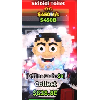 💎 OG Skibidi Toilet 450 M / S BASE 🚽 | SAFE & LEGIT 🔒 | INSTANT DELIVERY ⚡ | CHEAP 💎 | LOW PRICE 💰