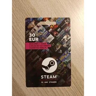 Steam Gift Card 30€ EUR (Europe)