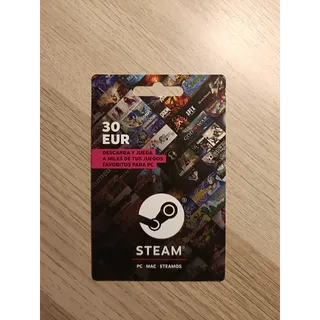 Steam Gift Card 30€ EUR (Europe)